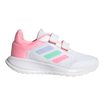 Adidas Kids' Tensaur Run Shoes - Cloud White / Blue Dawn / Beam Pink - Shopsportive