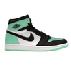 Nike Men's Air Jordan 1 Retro High OG Shoes - White / Green Glow / Black - Shopsportive