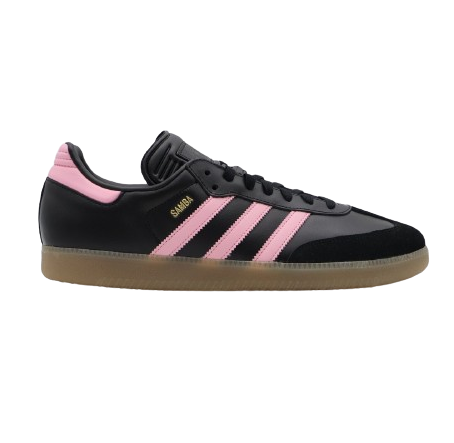 Adidas Men s Samba Inter Miami CF Messi Shoes Black Pink Gum Sportive