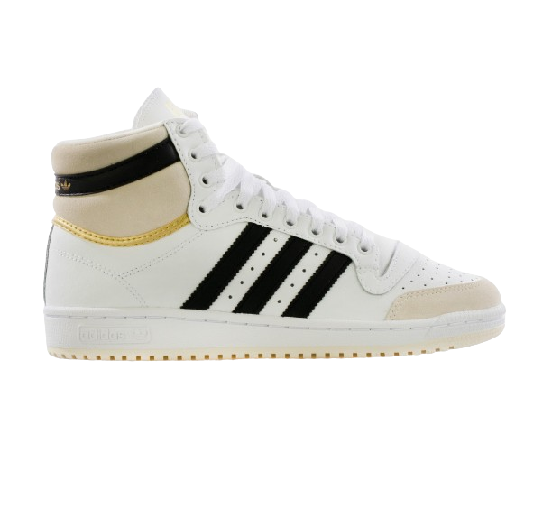 Adidas Men s Top Ten RB Hi Shoes White Black Gold Sportive