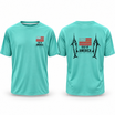 Fishin' Day Apparel Men's Gulf of America Performance T-Shirt - Seafoam