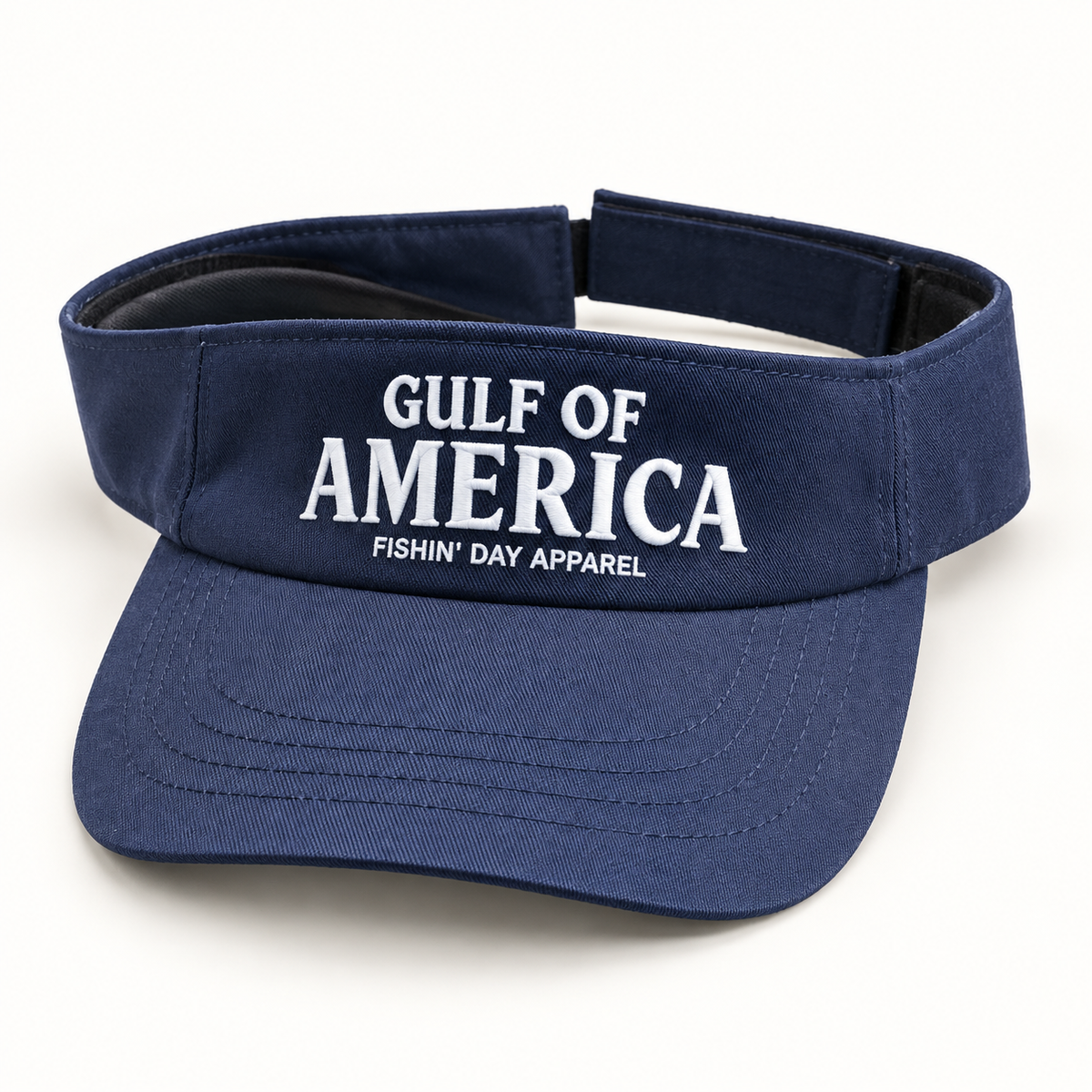 Fishin' Day Apparel Gulf of America Visor - Navy