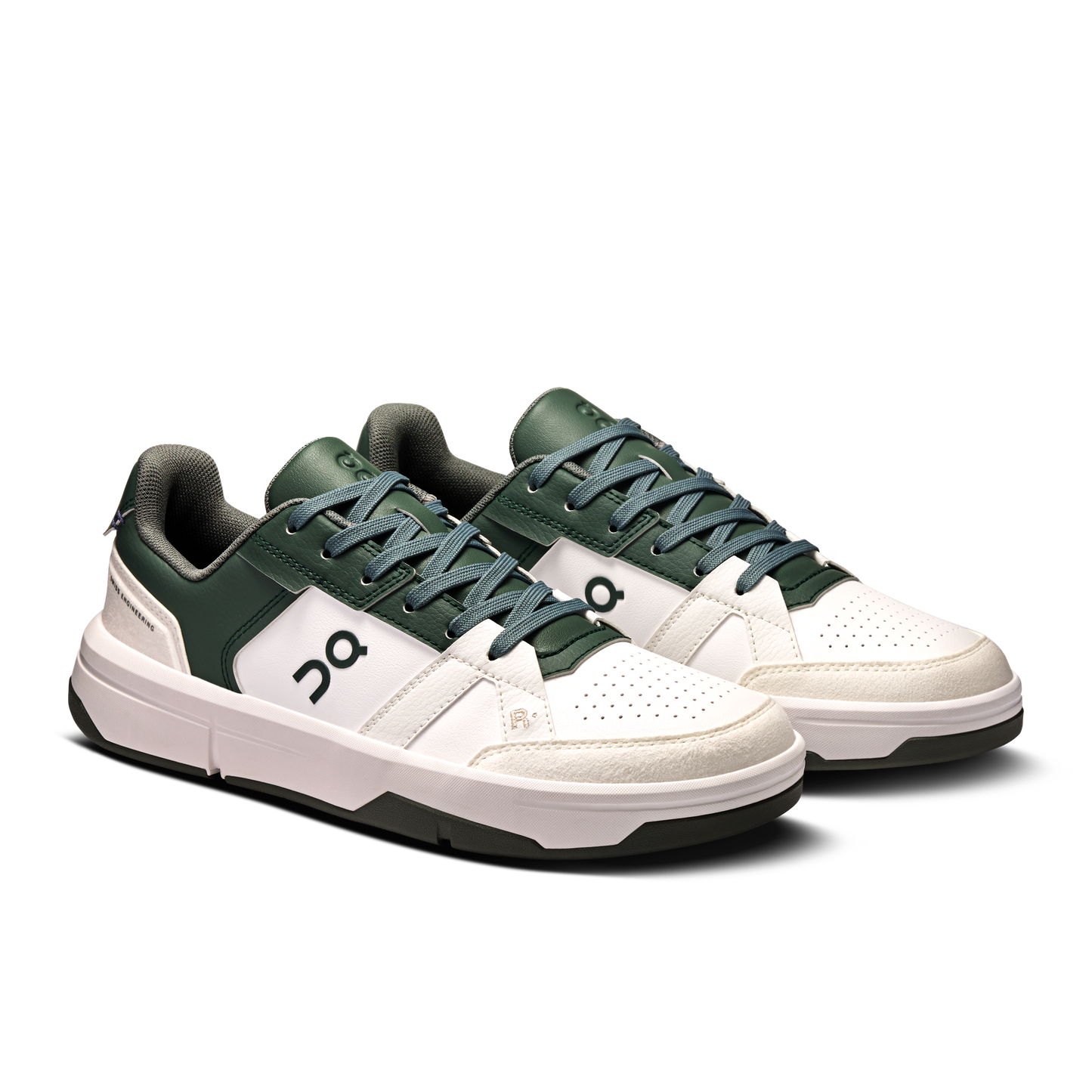 On Running Women's The Roger Clubhouse Shoes - White / Olive - Shopsportive
