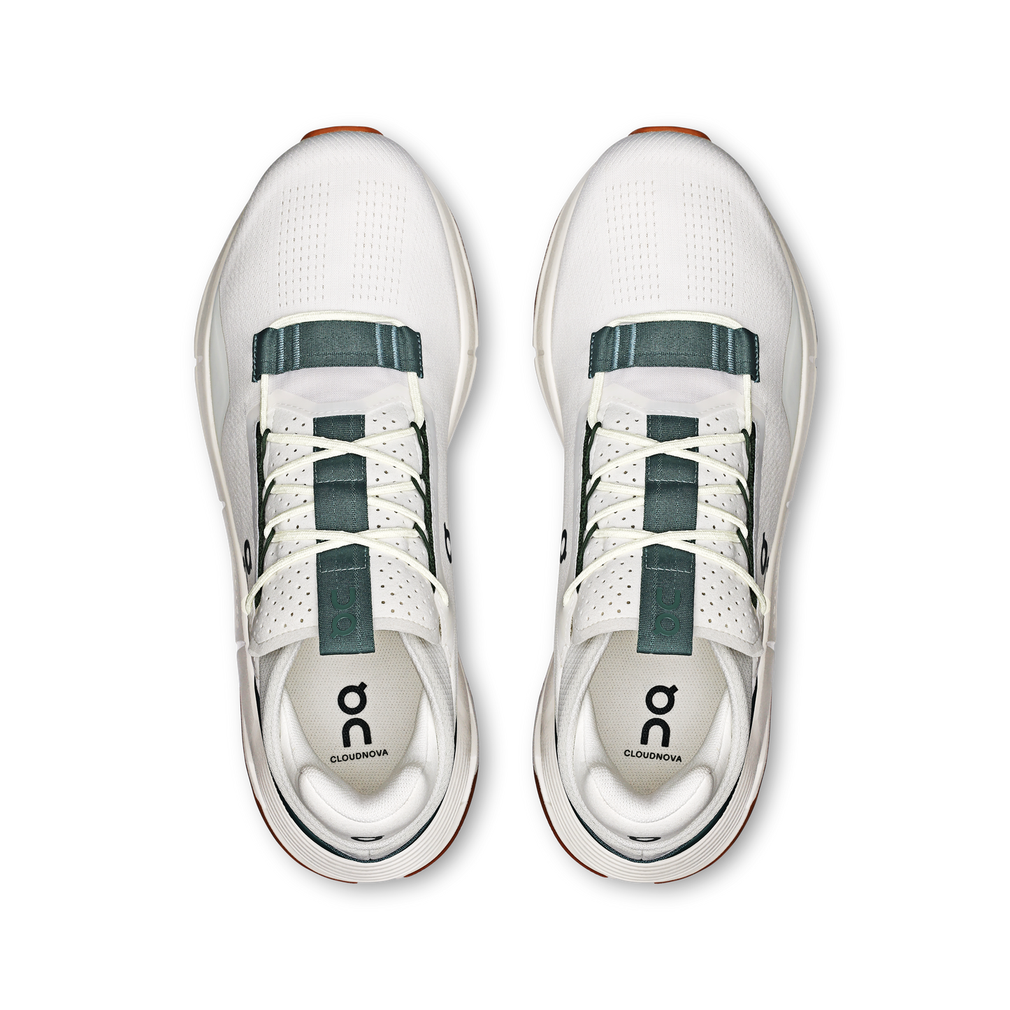 On Running Men's Cloudnova 2 Shoes - Ivory / Olive - Shopsportive