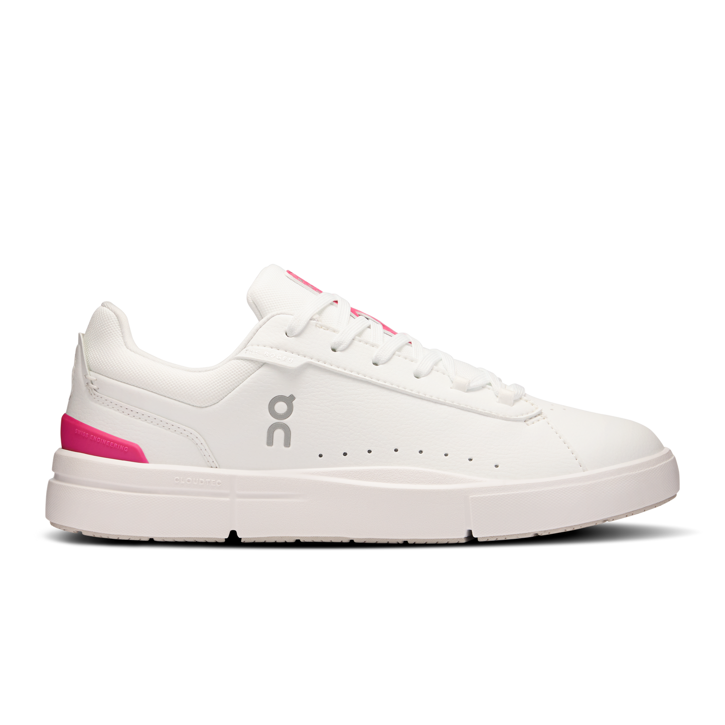 On Running Women's The Roger Advantage Shoes - White / Pink - Shopsportive