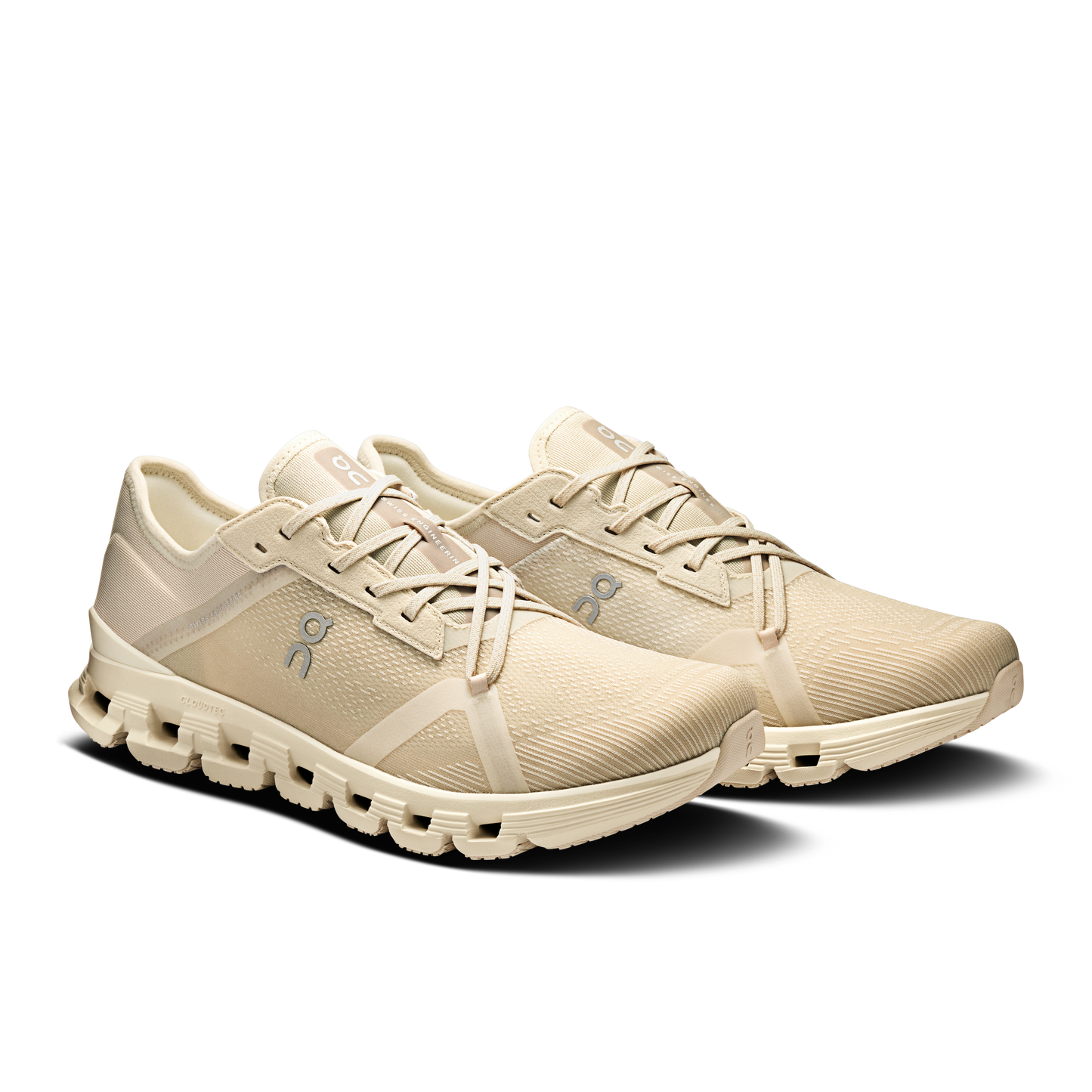On Running Men's Cloud X 4 Ad Shoes - Pelican / Ghost - Shopsportive