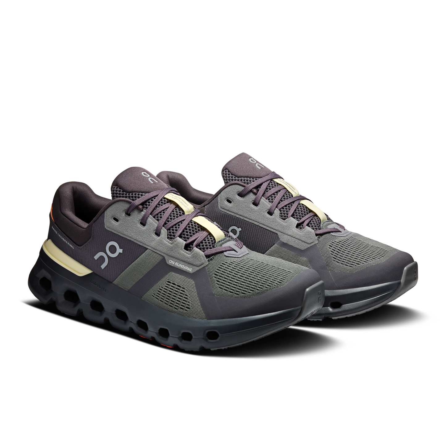 On Running Men's Cloudrunner 2 Shoes - Rock / Tangerine - Shopsportive