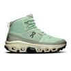 On Running Women's Cloudrock Mid Waterproof Shoes - Mineral / Aloe - Shopsportive