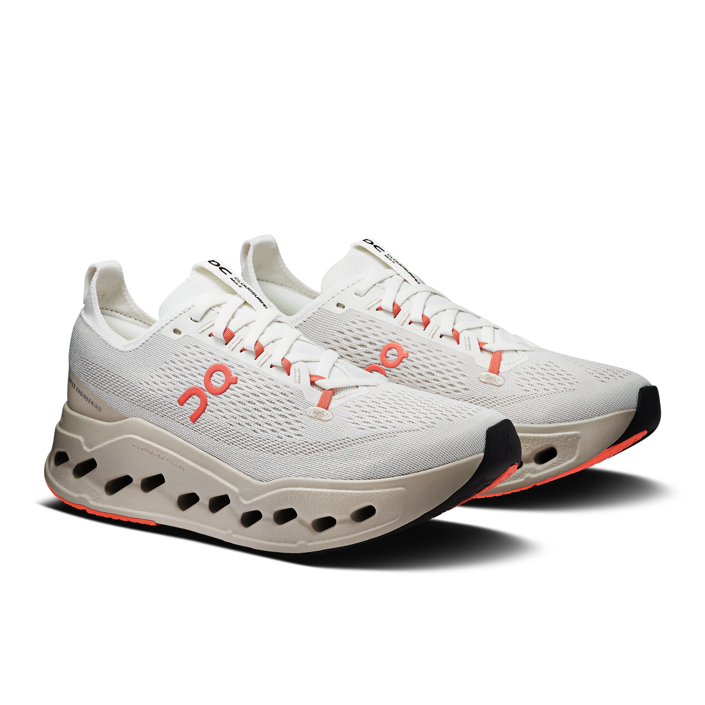 On Running Women's Cloudsurfer Max Shoes - Ivory / Salmon - Shopsportive