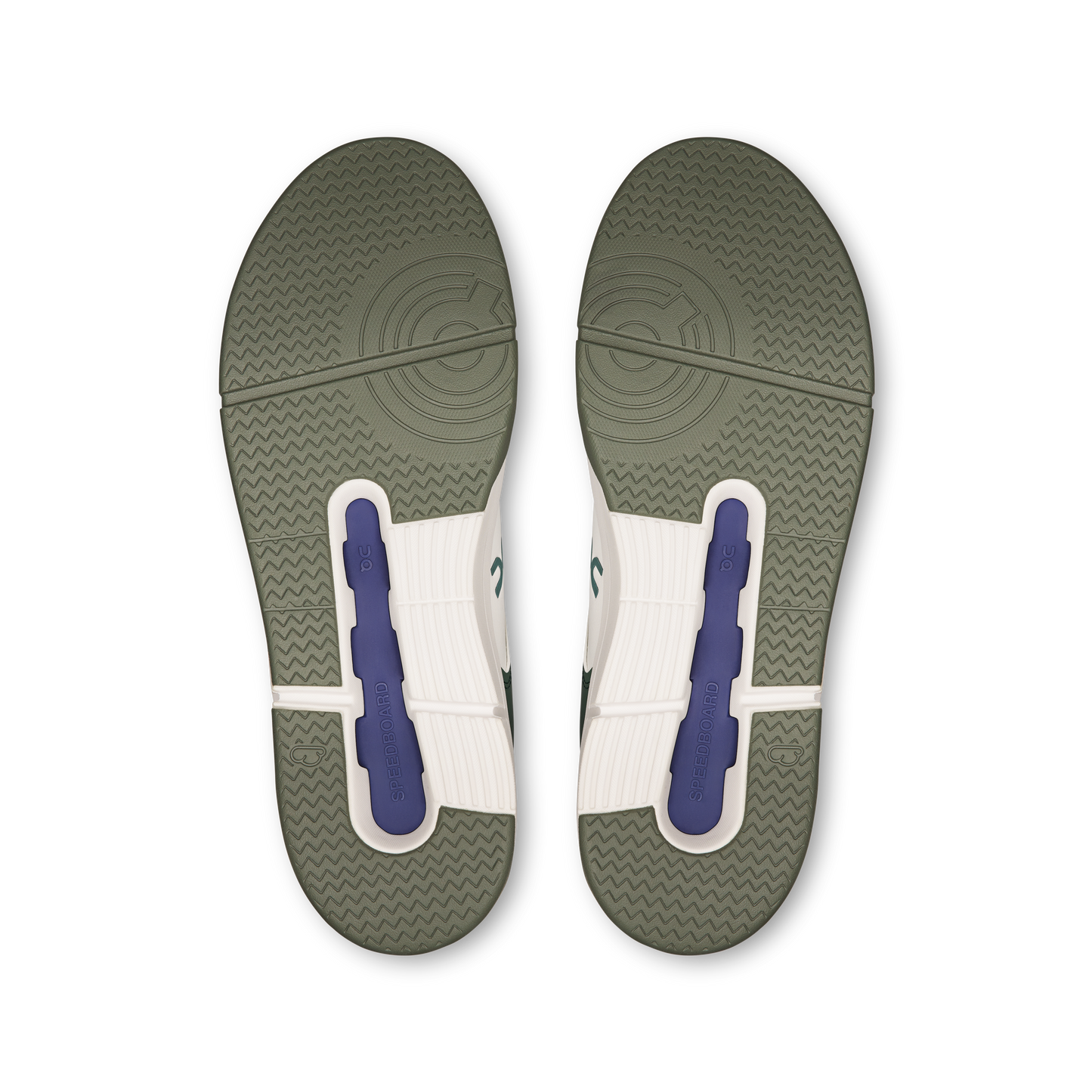 On Running Men's The Roger Clubhouse Shoes - White / Olive - Shopsportive