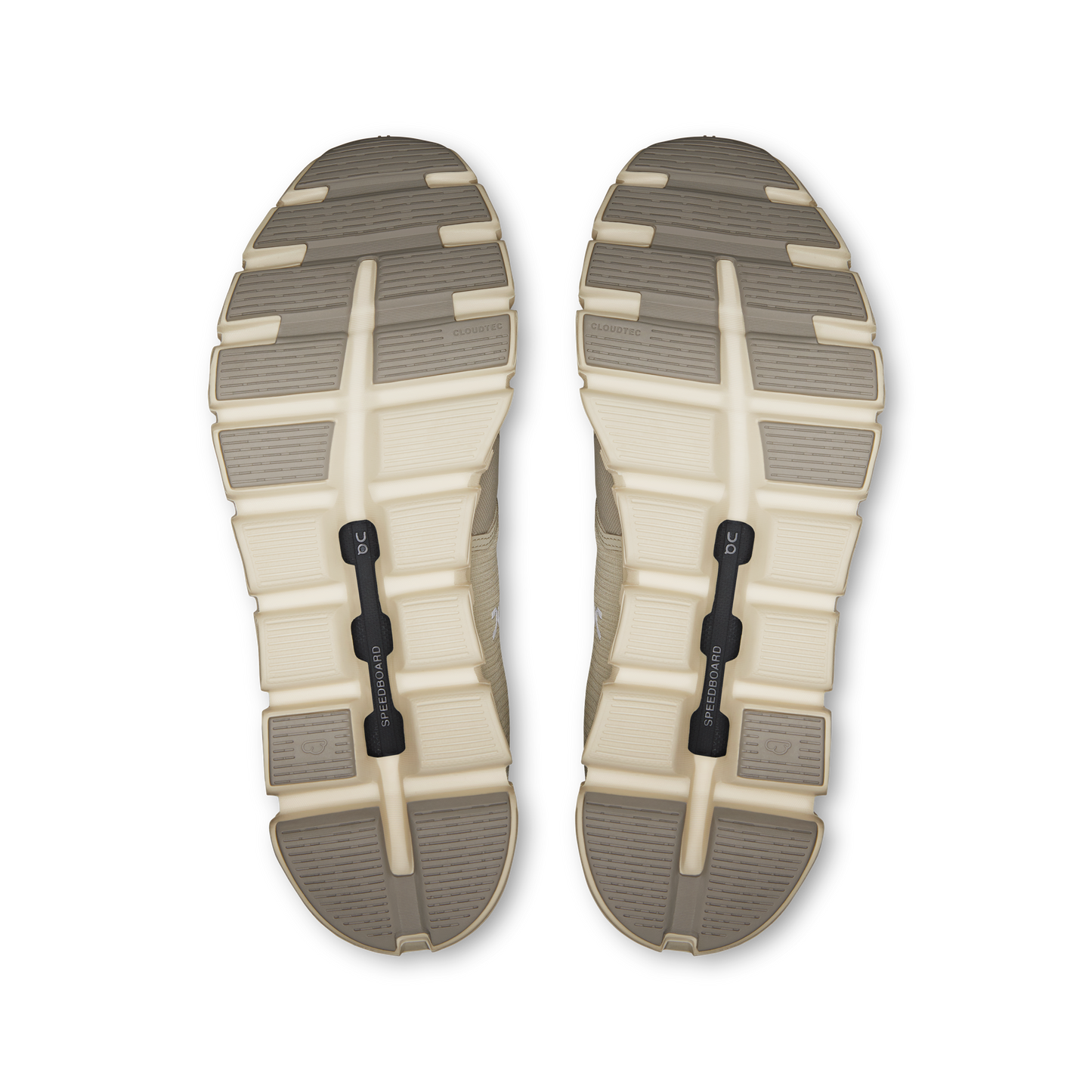 On Running Men's Cloud 6 Waterproof Shoes - Pelican / Ghost - Shopsportive