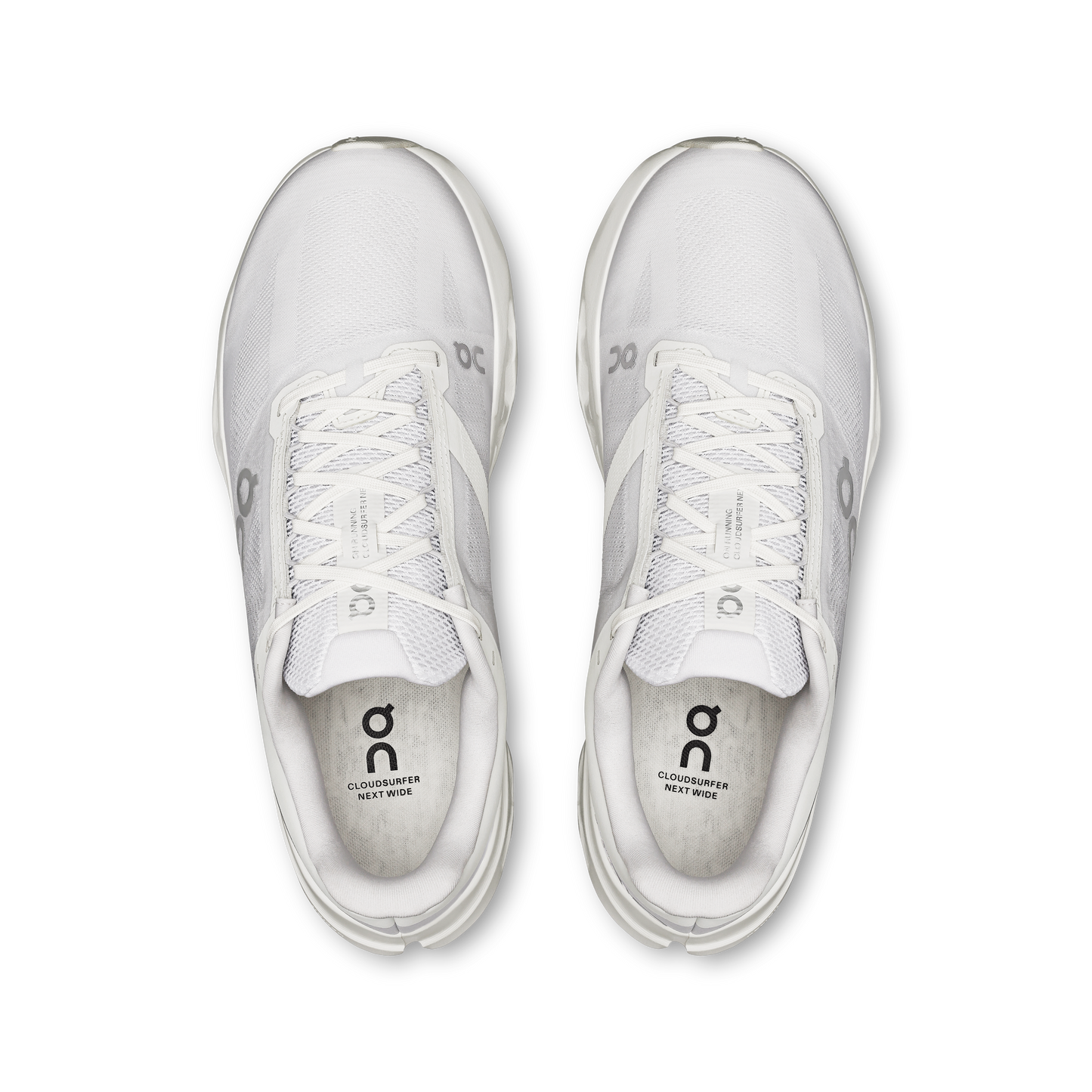 On Running Men's Cloudsurfer Next Wide Shoes - White / White - Shopsportive