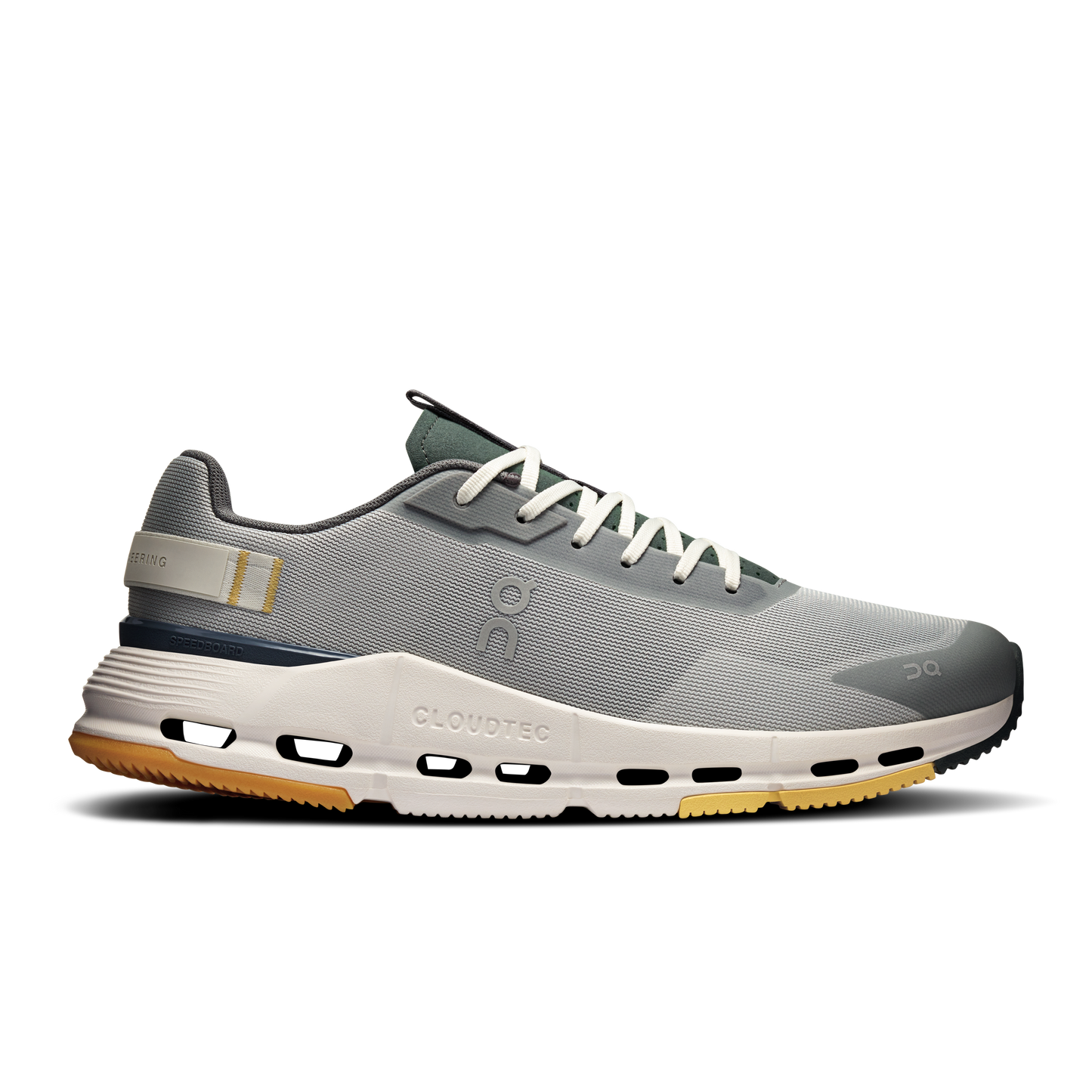 On Running Men's Cloudnova Form 2 Shoes - Glacier / Olive - Shopsportive