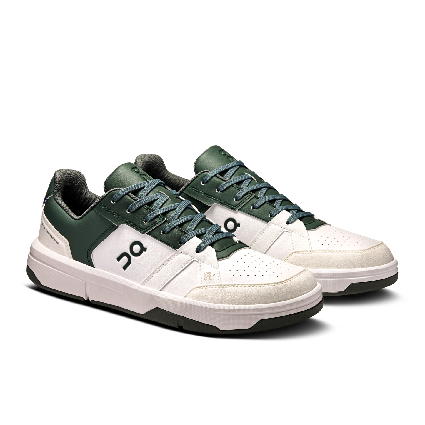 On Running Men's The Roger Clubhouse Shoes - White / Olive - Shopsportive