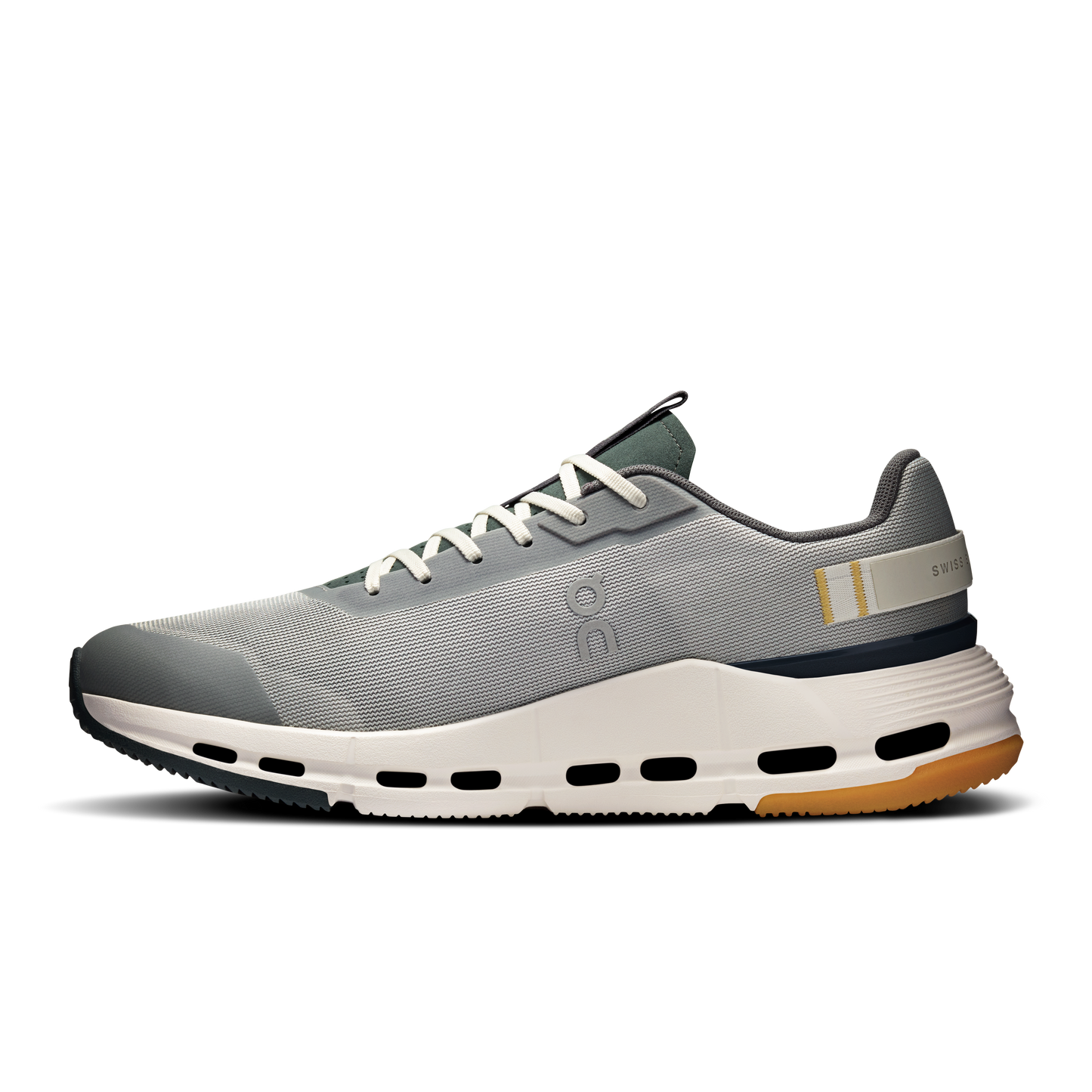 On Running Men's Cloudnova Form 2 Shoes - Glacier / Olive - Shopsportive