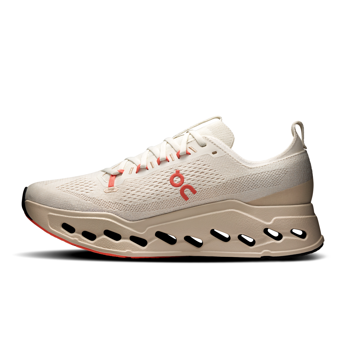 On Running Men's Cloudsurfer Max Shoes - Ivory / Salmon - Shopsportive