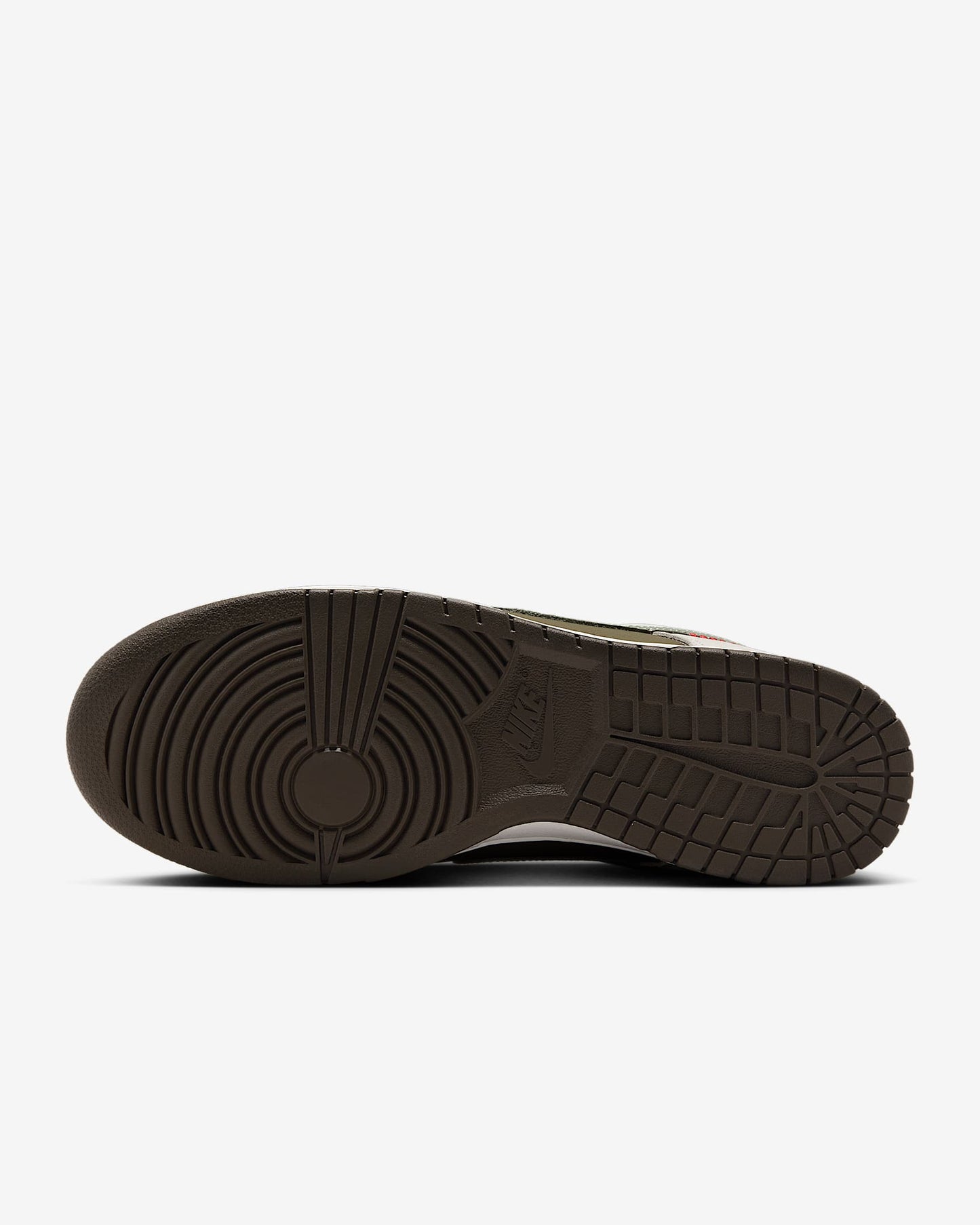 Nike Men's Dunk Low Retro Year Of The Snake Shoes - Medium Olive / Jade Horizon / Sail / Ironstone / University Red