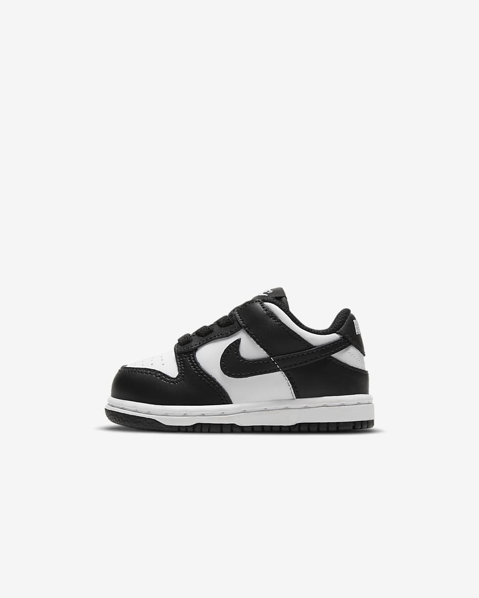 Nike Kids' Dunk Low Shoes - White / Black