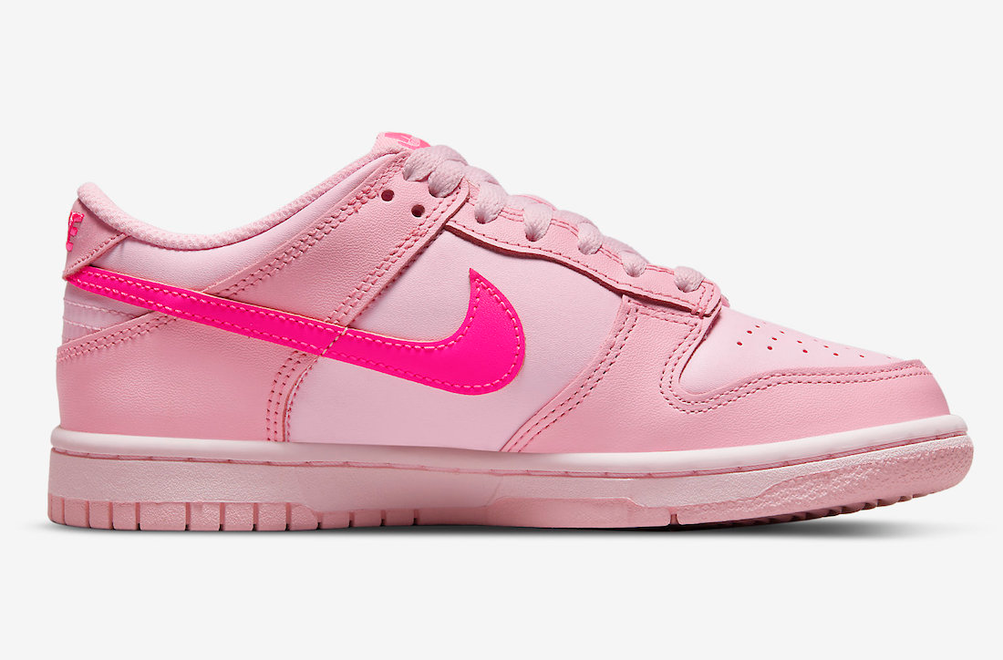Nike Kid's Dunk Low GS Shoes - Triple Pink Sportive