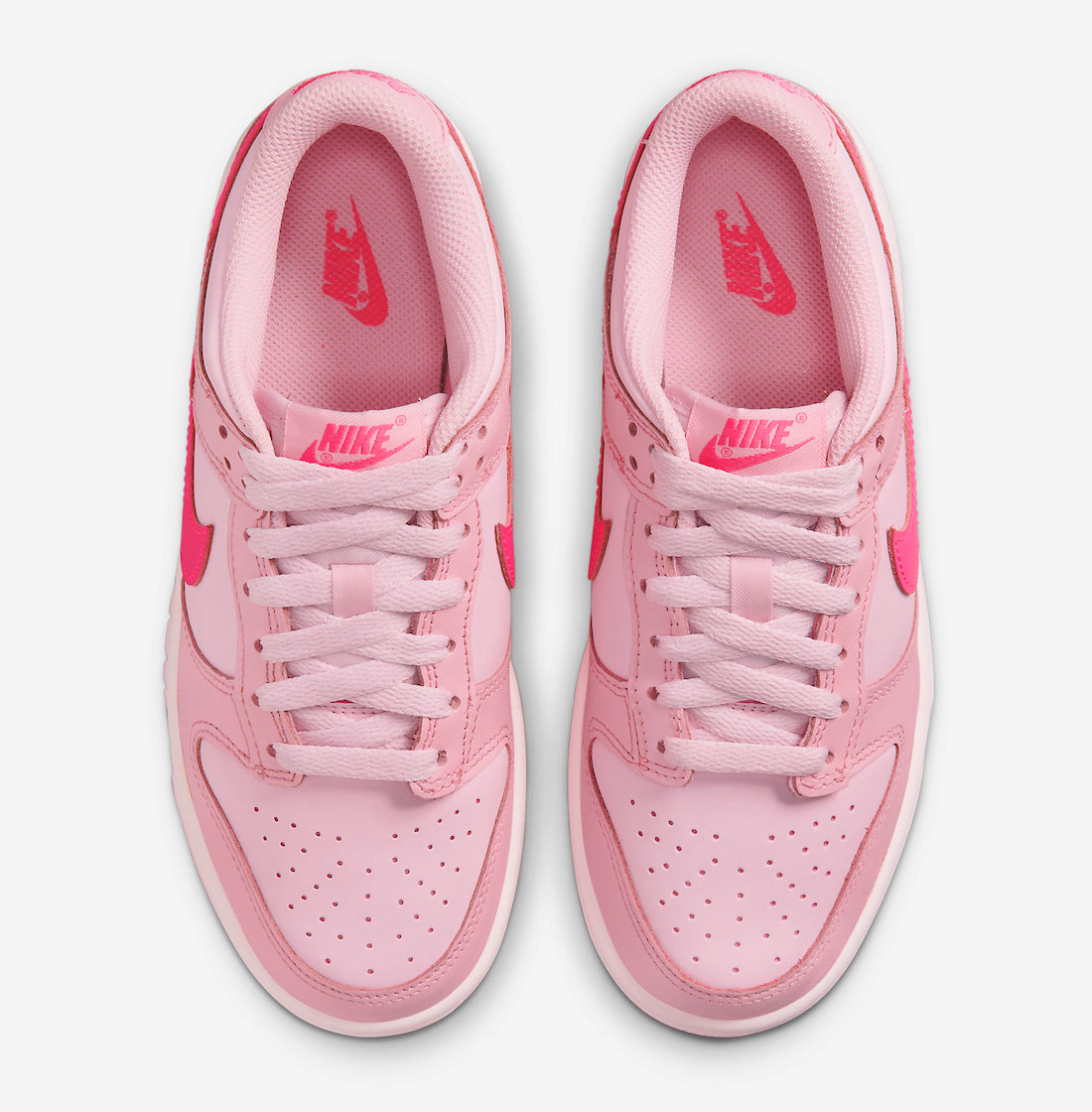 Nike Kid's Dunk Low GS Shoes - Triple Pink Sportive