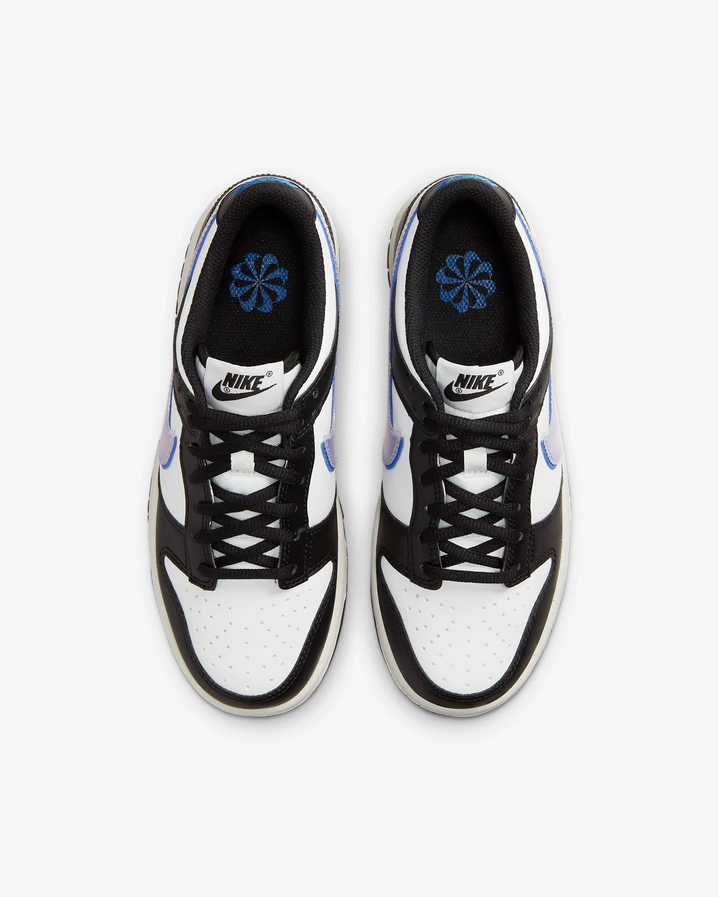 Nike Kid's Dunk Low Next Nature Shoes - Black / Hyper Royal / Summit Sportive