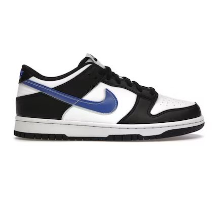 Nike Kid's Dunk Low Next Nature Shoes - Black / Hyper Royal / Summit Sportive