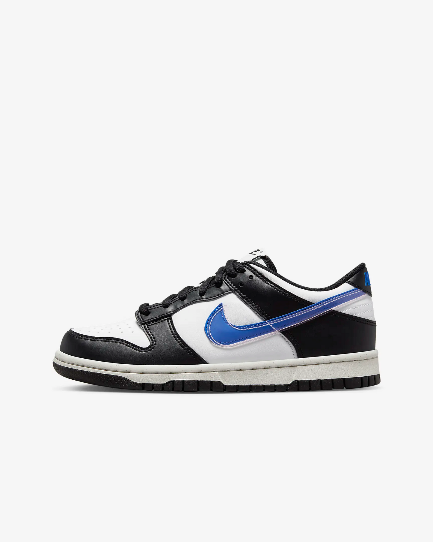 Nike Kid's Dunk Low Next Nature Shoes - Black / Hyper Royal / Summit Sportive