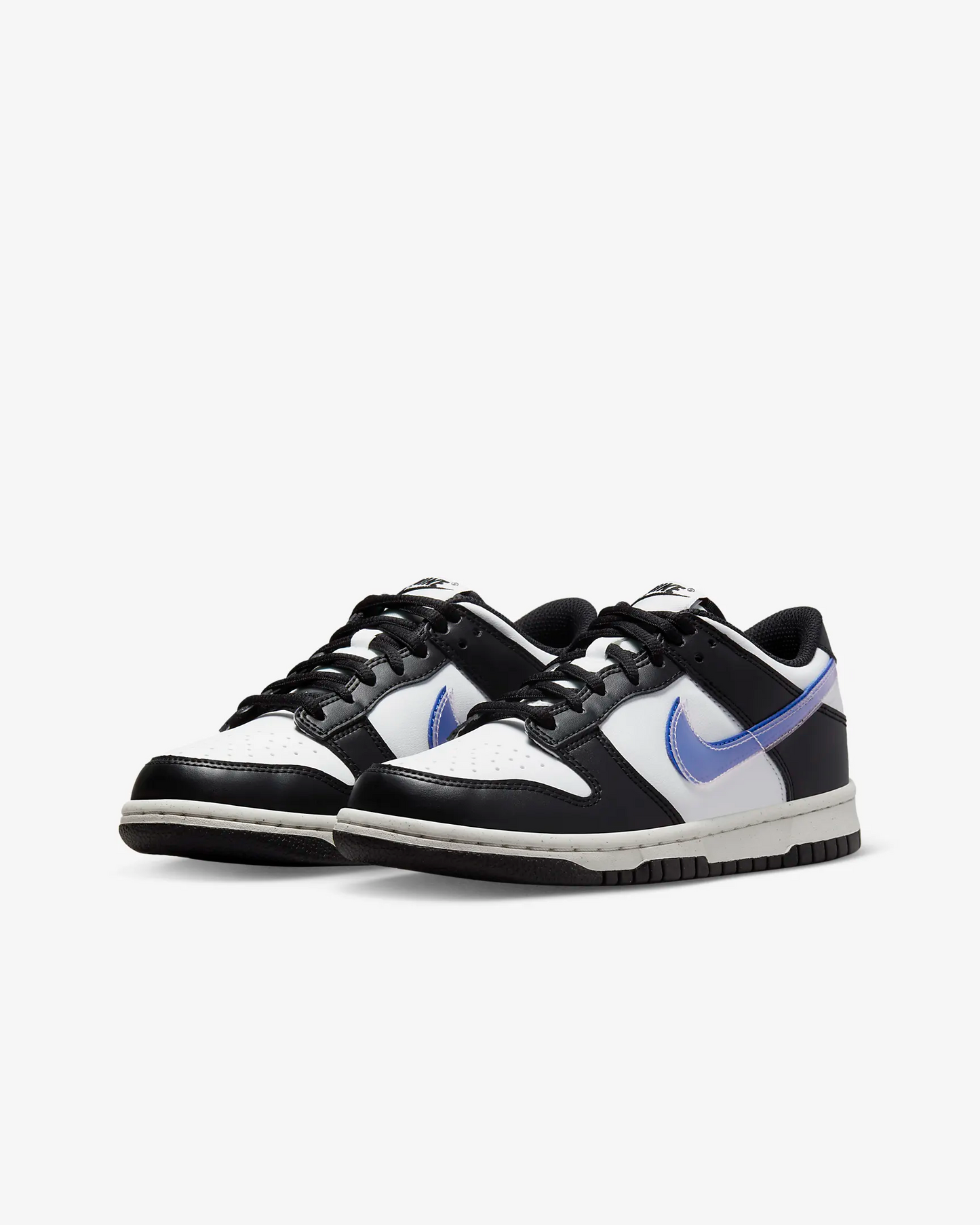 Nike Kid's Dunk Low Next Nature Shoes - Black / Hyper Royal / Summit Sportive