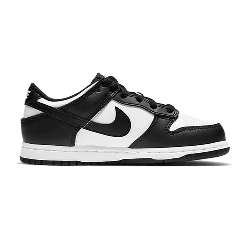 Nike Kid's Dunk Low Retro Shoes - White / Black - Shopsportive