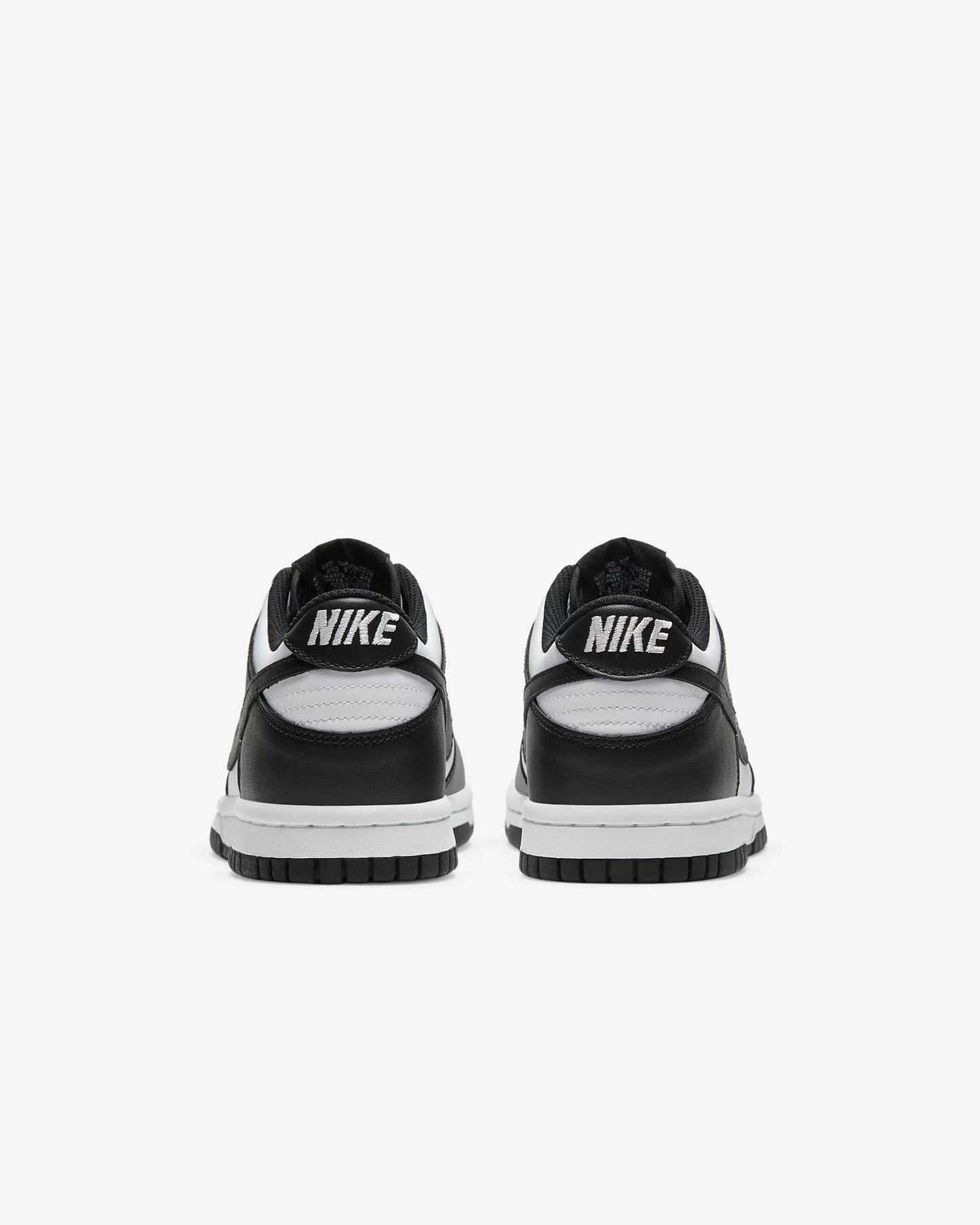 Nike Kid's Dunk Low Shoes - White / Black Sportive