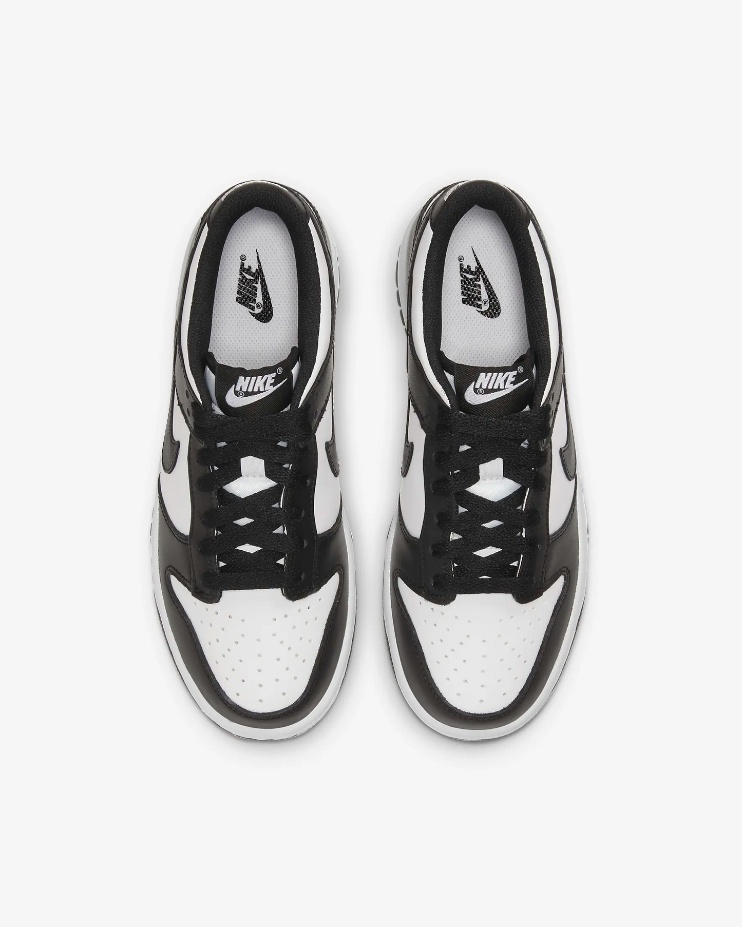 Nike Kid's Dunk Low Shoes - White / Black Sportive