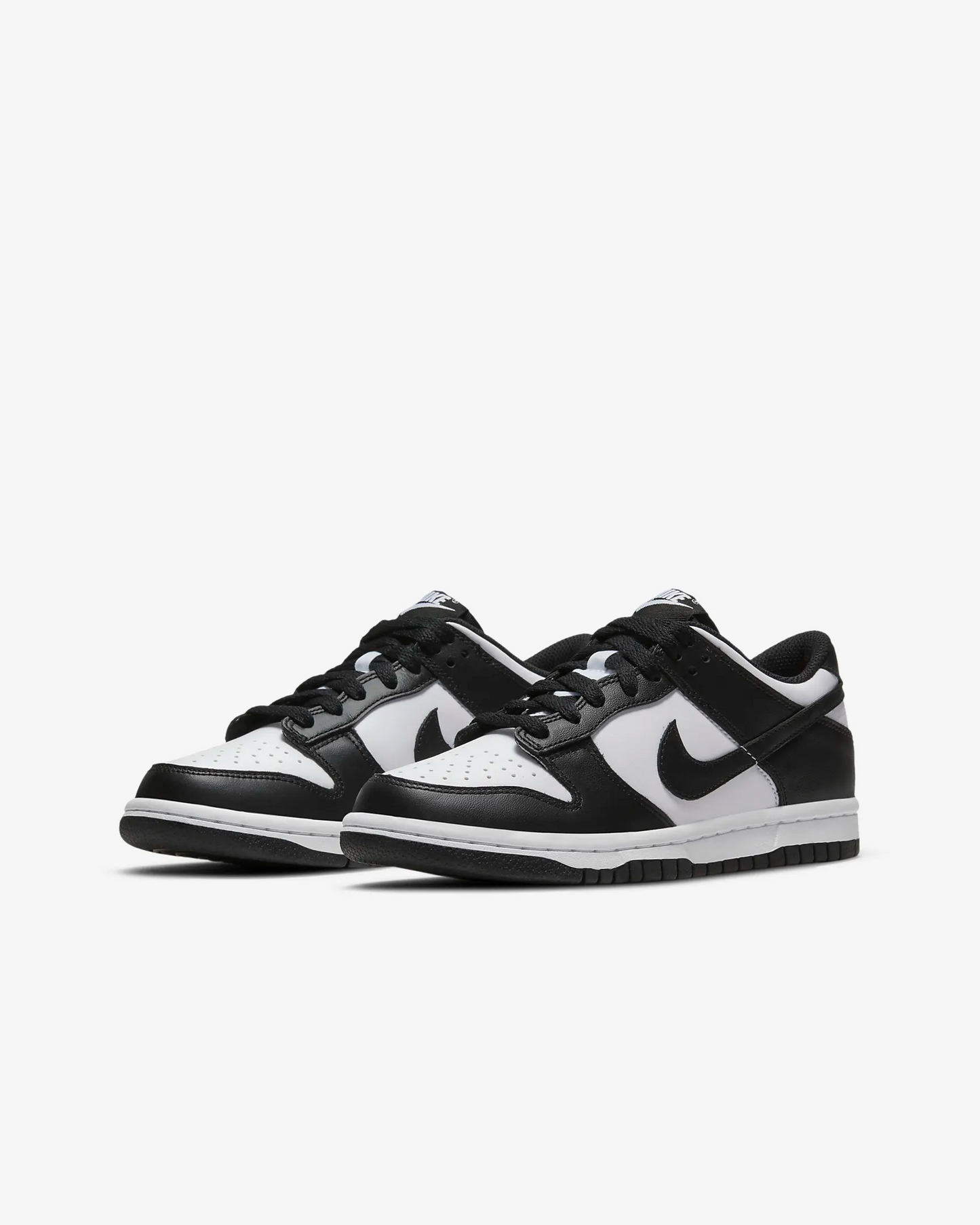 Nike Kid's Dunk Low Shoes - White / Black Sportive