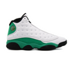 Nike Men's Air Jordan 13 Retro Lucky Shoes - White / Lucky Green / Black - Shopsportive