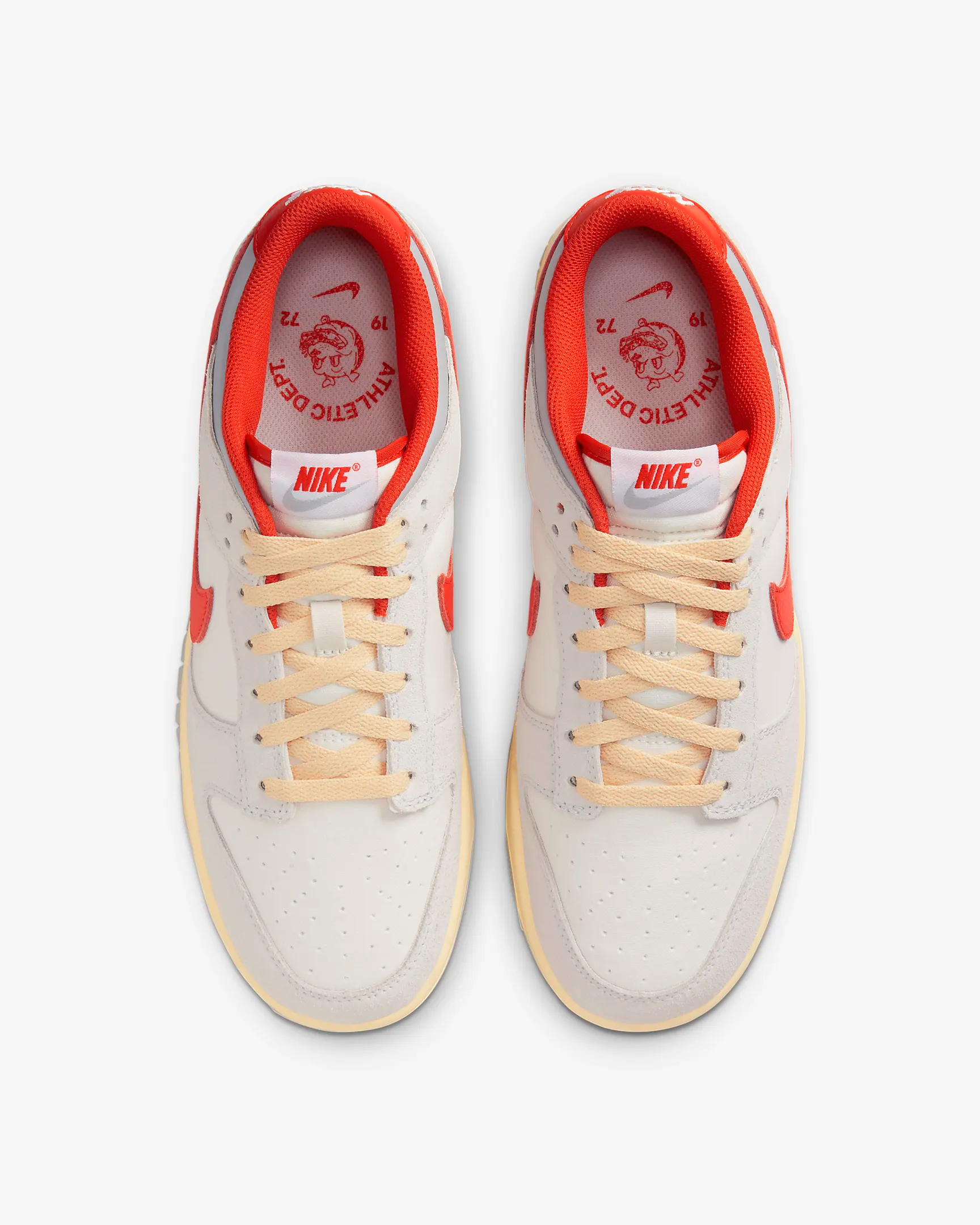 Nike Men's Dunk Low Shoes - Sail / Photon Dust / Light Smoke Grey / Picante Red - Shopsportive