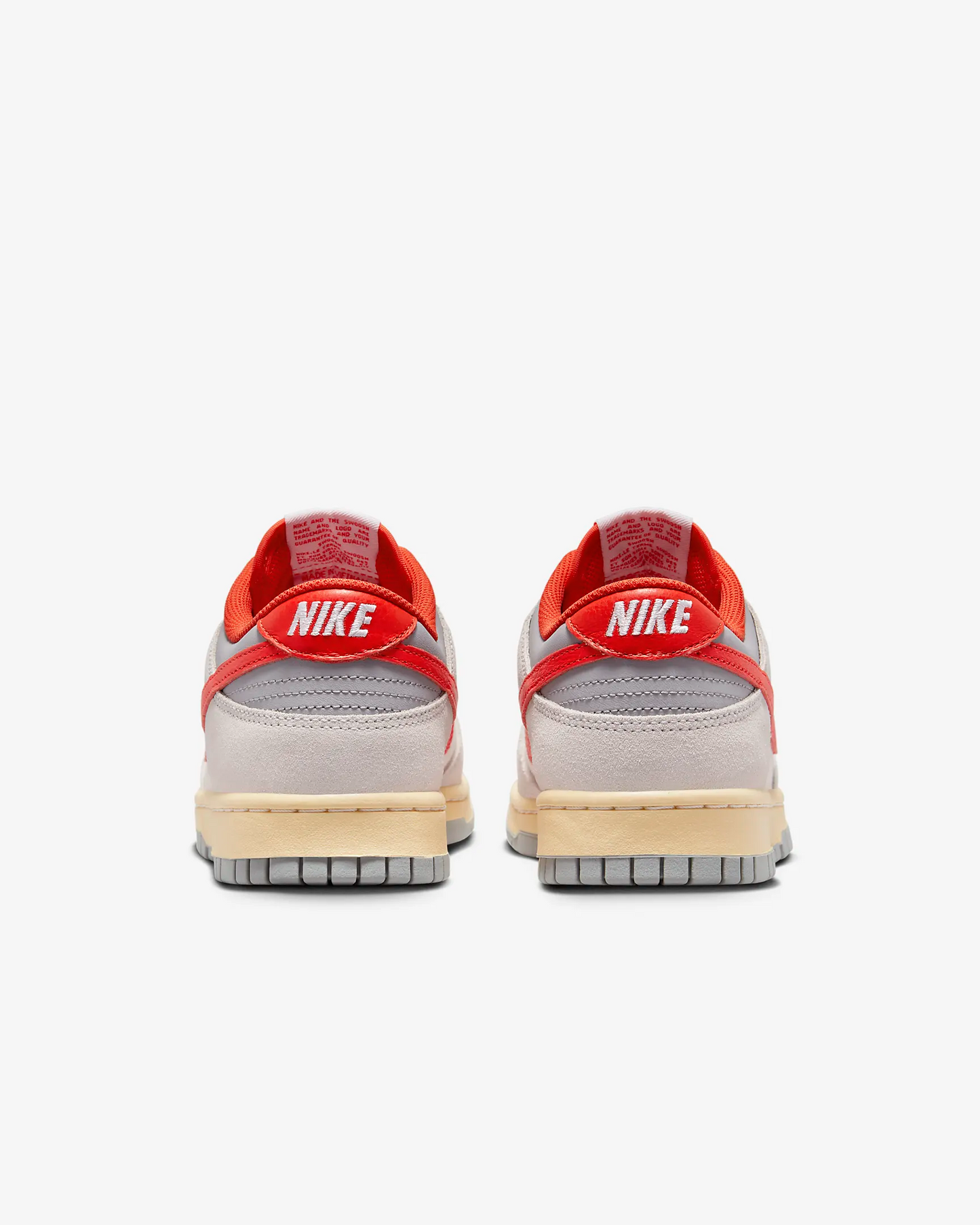 Nike Men's Dunk Low Shoes - Sail / Photon Dust / Light Smoke Grey / Picante Red - Shopsportive