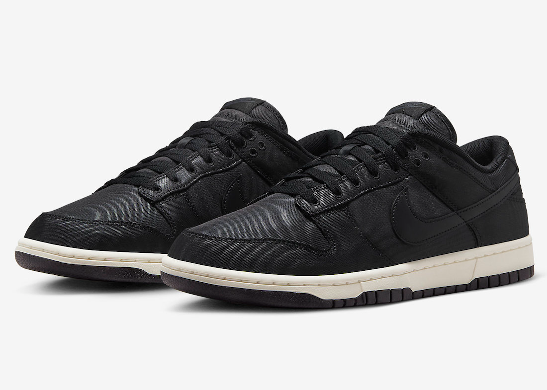 Nike Men's Dunk Premium Low Retro Shoes - Black / Sail White Sportive