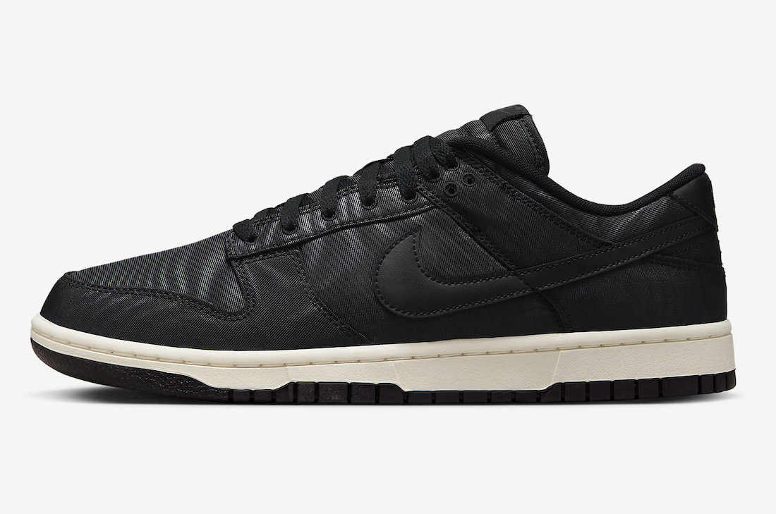 Nike Men's Dunk Premium Low Retro Shoes - Black / Sail White Sportive