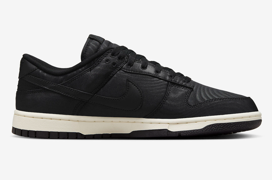 Nike Men's Dunk Premium Low Retro Shoes - Black / Sail White Sportive
