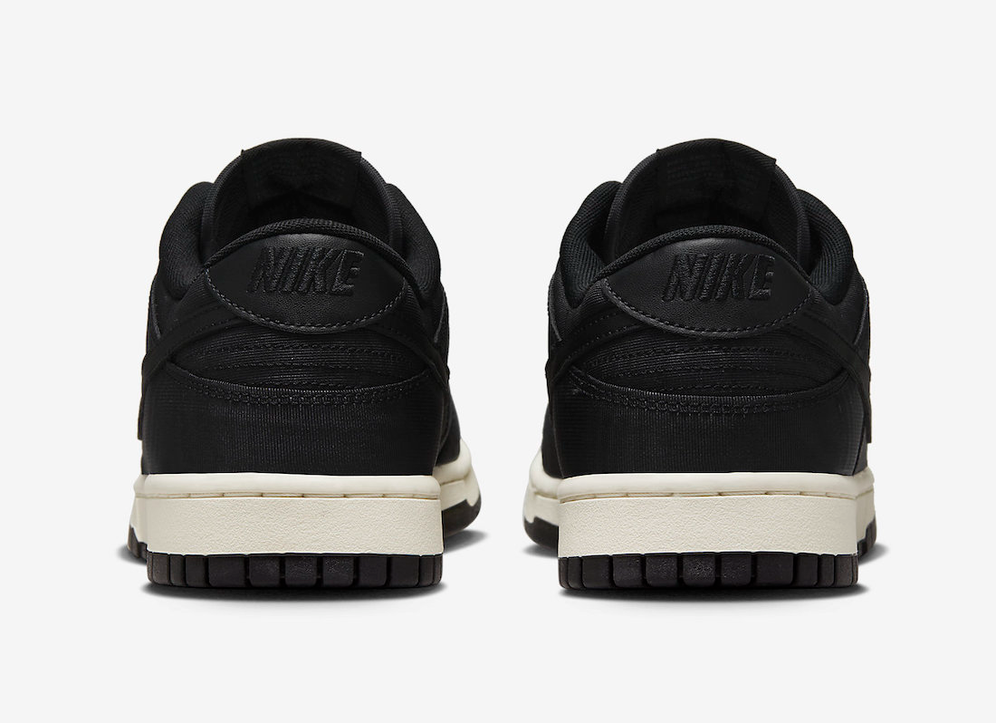 Nike Men's Dunk Premium Low Retro Shoes - Black / Sail White Sportive