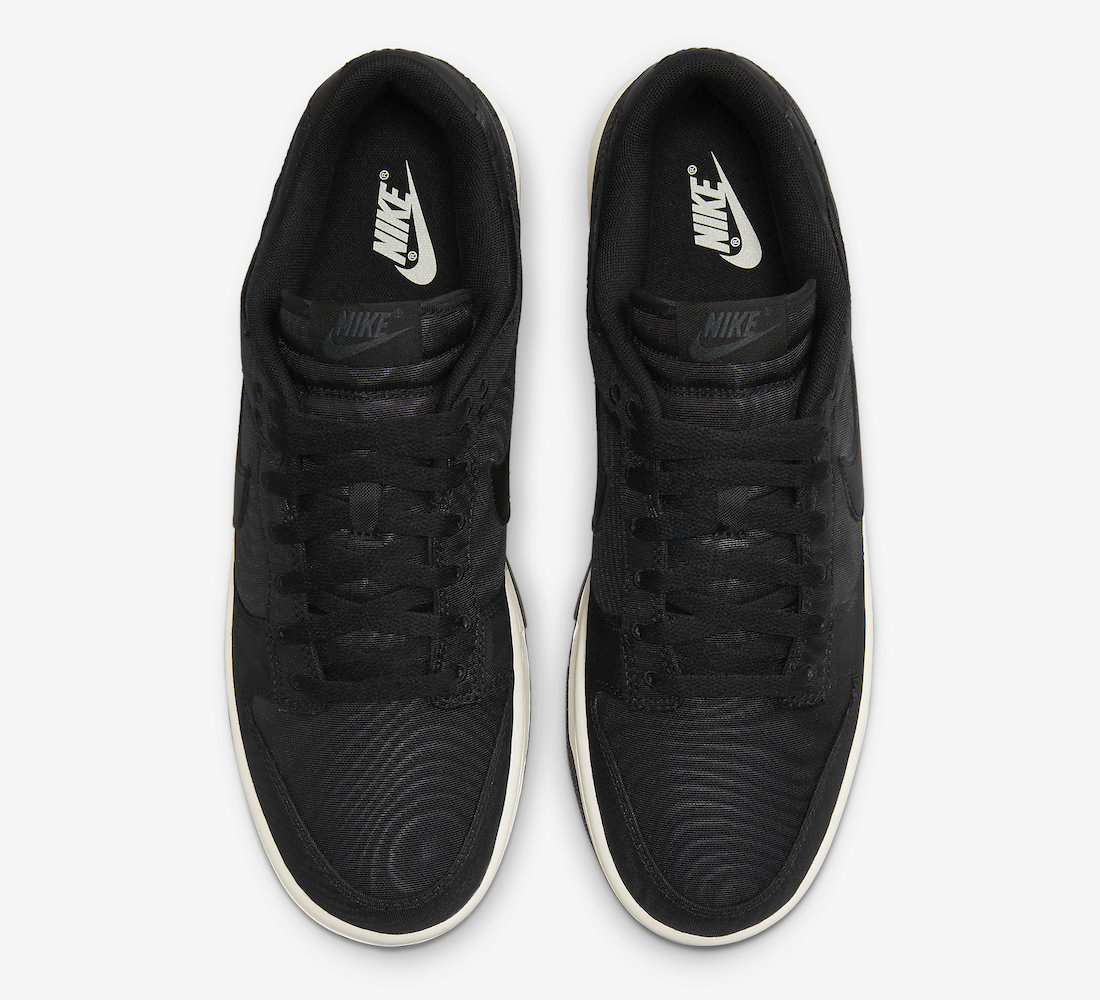 Nike Men's Dunk Premium Low Retro Shoes - Black / Sail White Sportive