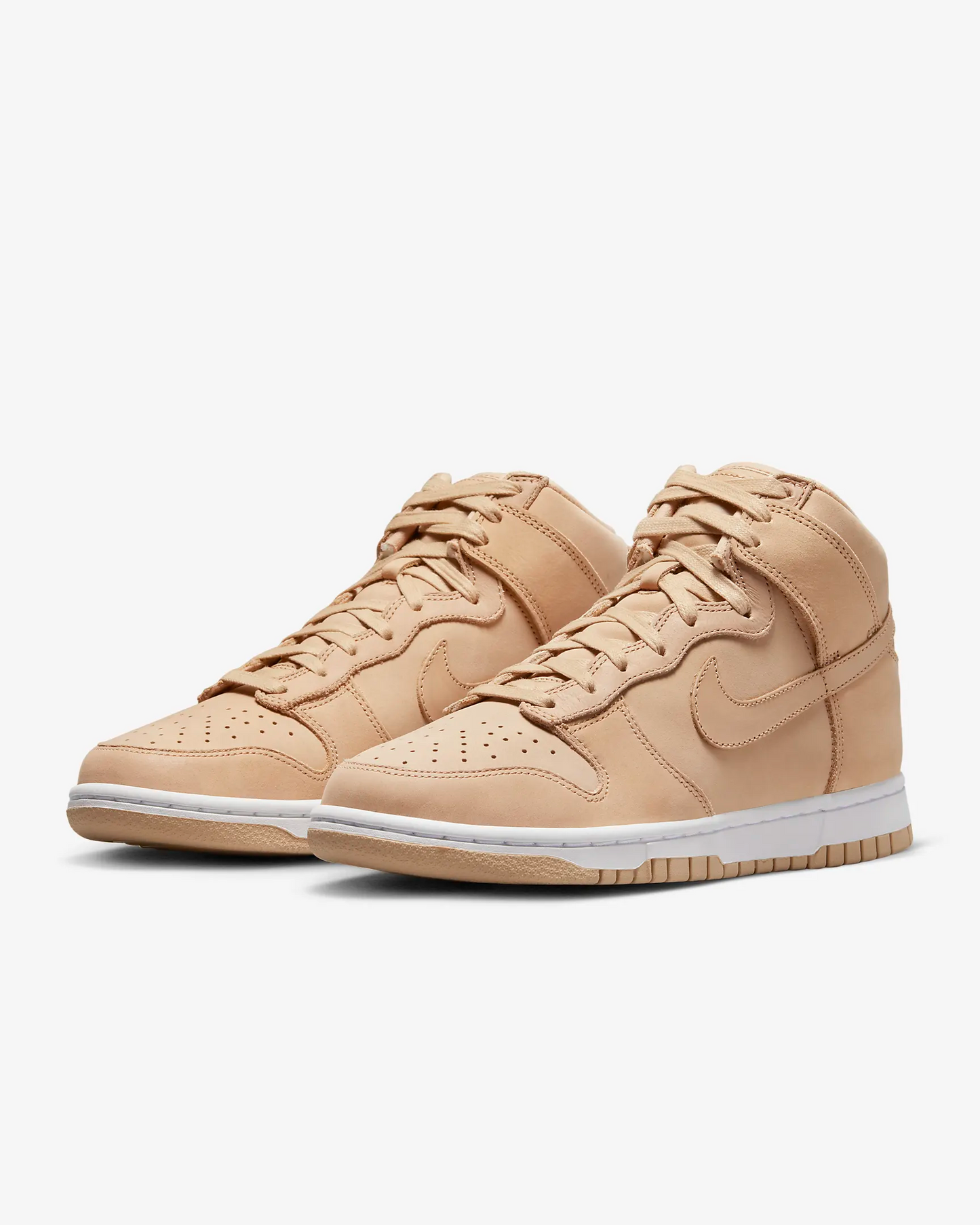 Nike Women's Dunk High Premium Shoes - Vachetta Tan / White Sportive