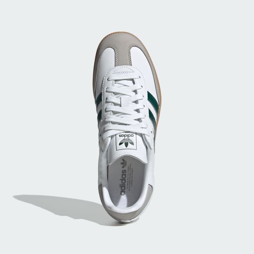 Adidas Women's Samba Og Shoes - Cloud White / Collegiate Green / Grey Two - Shopsportive