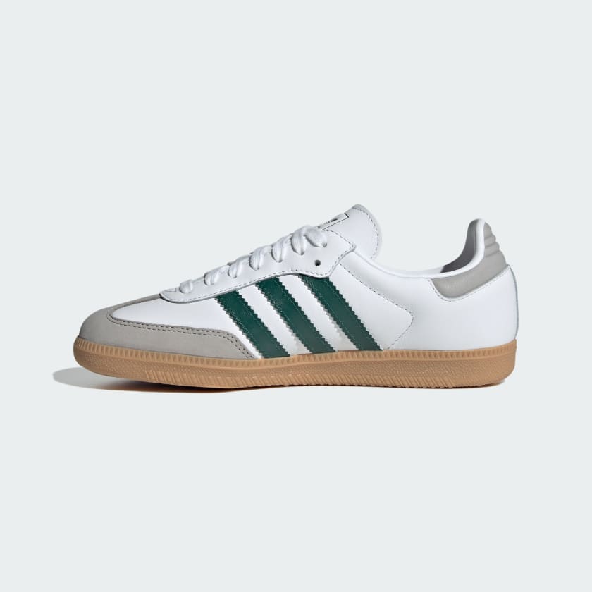 Adidas Women's Samba Og Shoes - Cloud White / Collegiate Green / Grey Two - Shopsportive