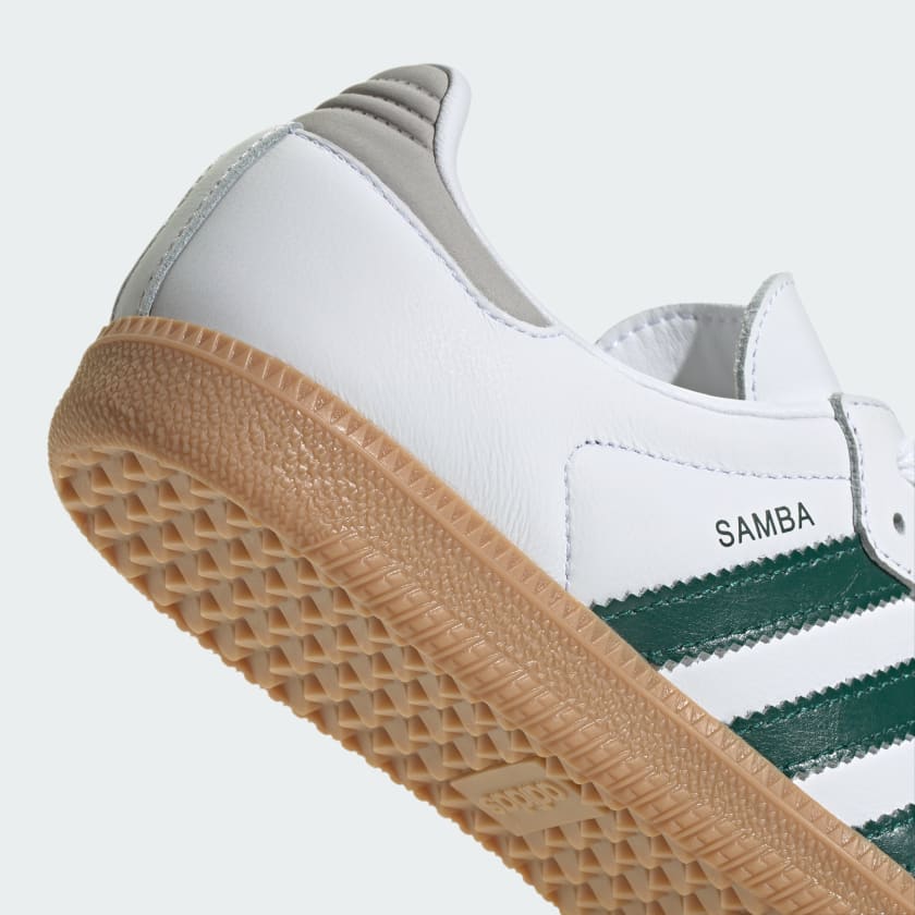 Adidas Women's Samba Og Shoes - Cloud White / Collegiate Green / Grey Two - Shopsportive