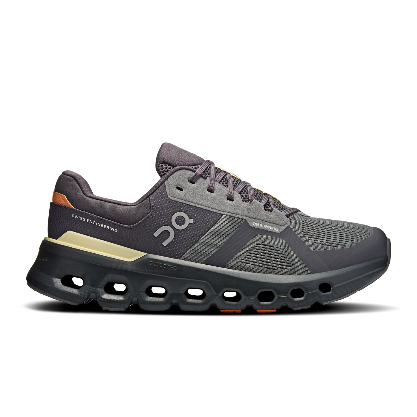 On Running Men's Cloudrunner 2 Shoes - Rock / Tangerine - Shopsportive