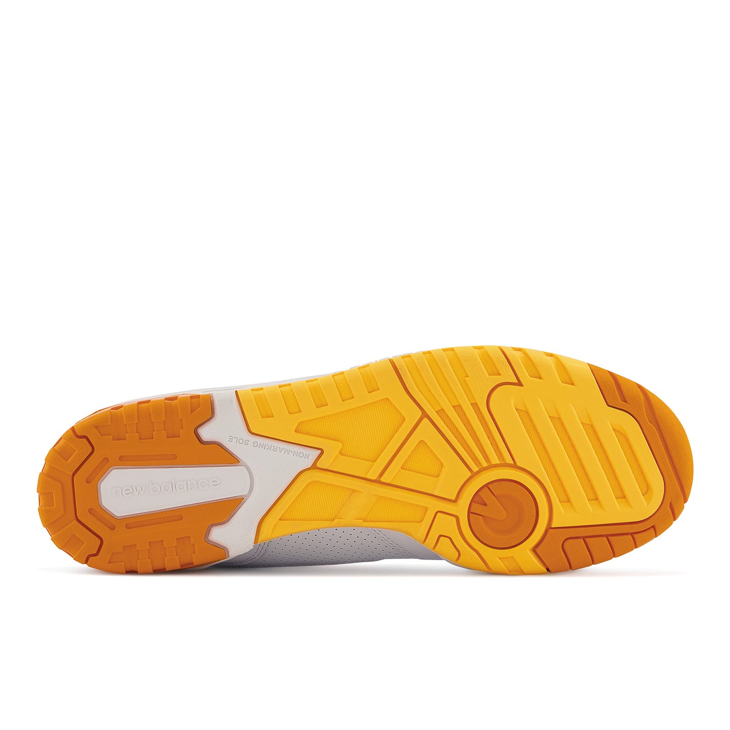 New Balance Men's 550 Lakers Shoes - White / Vibrant Orange / Purple - Shopsportive