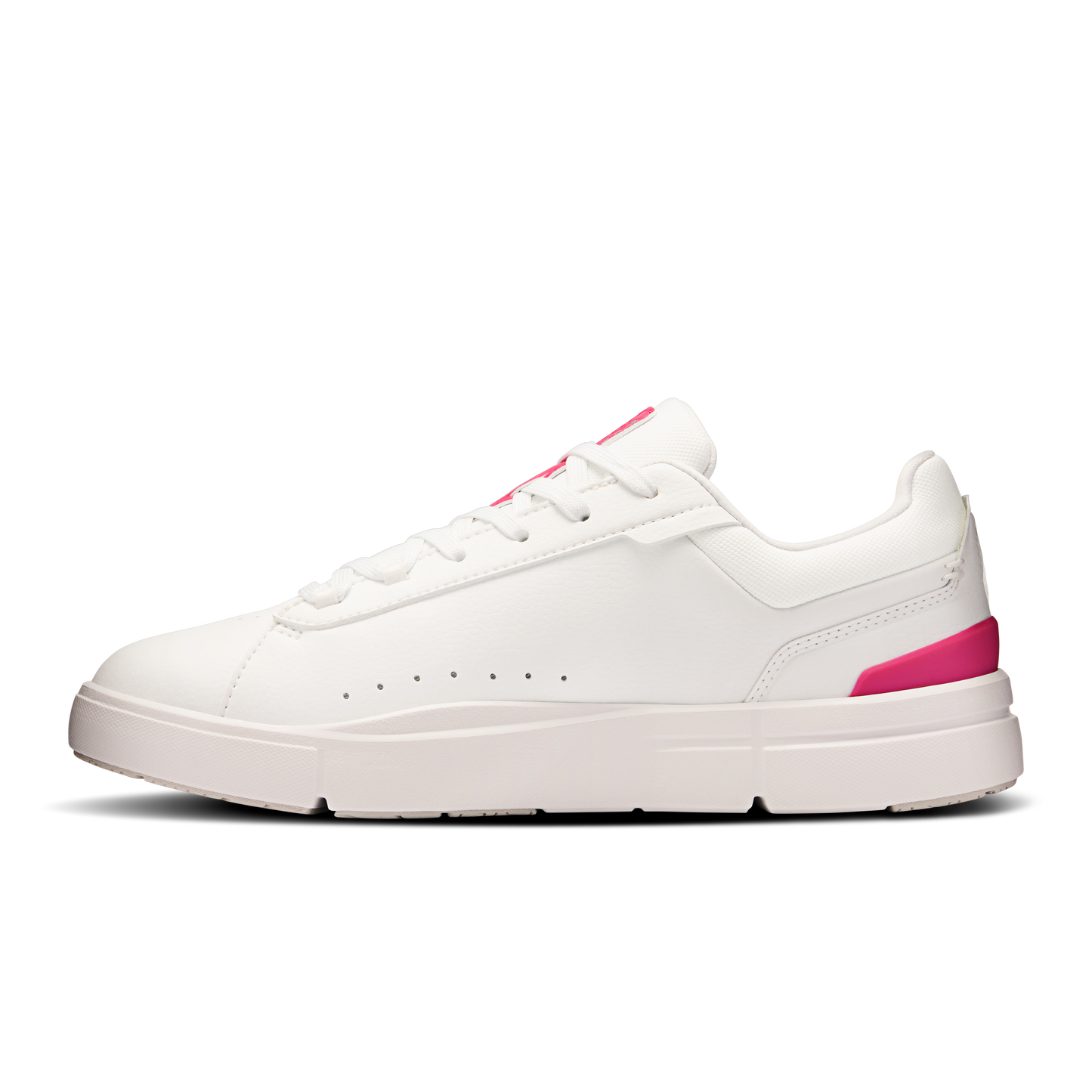 On Running Women's The Roger Advantage Shoes - White / Pink - Shopsportive