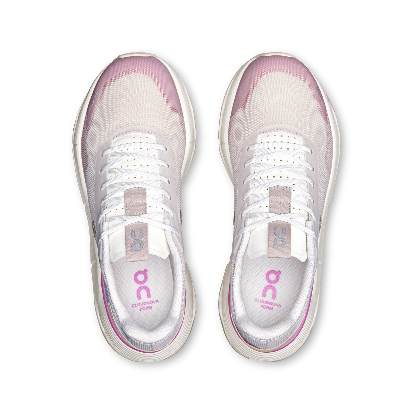 On Running Women's Cloudnova Form 2 Shoes - Pearl / Raspberry