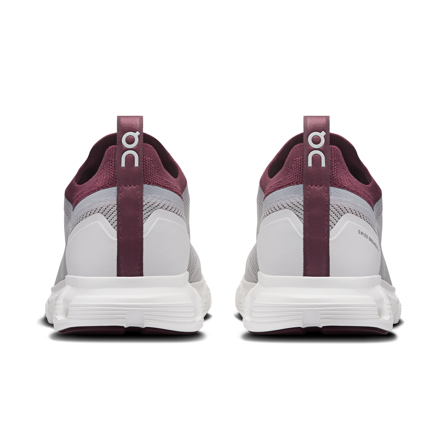 On Running Men's Cloud 6 Versa Shoes - Silver / Maroon