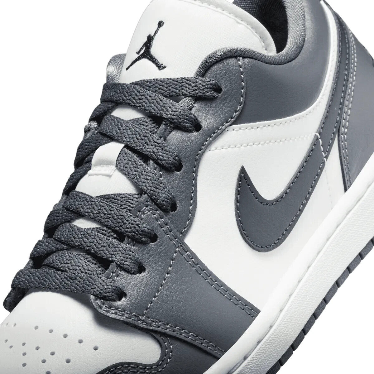 Nike Women's Air Jordan 1 Low Shoes - Sail / Blue Grey / White / Dune Red - Shopsportive